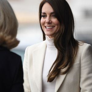 Catherine (Kate) Middleton, princesse de Galles, visite le centre de désintoxication Brynawel à Llanharan, Royaume Uni, le 28 février 2023, , pour en savoir plus sur le travail qu'ils font pour soutenir ceux qui luttent contre les effets de la toxicomanie et de l'alcoolisme.