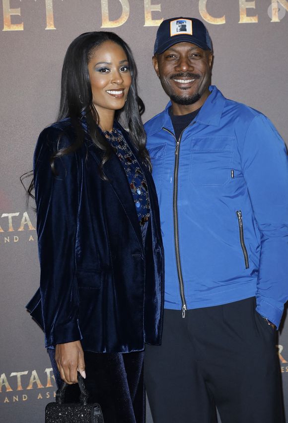 Harry Roselmack et sa compagne Jennifer Galap - Avant-première du film "Avatar : Fire and Ash" (Avatar : de Feu et de Cendres) à la Seine Musicale de Boulogne-Billancourt le 5 décembre 2025. © Marc Ausset-Lacroix/Bestimage