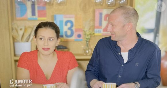 Brice et Marion dans l'émission "L'amour est dans le pré" en 2024.
Crédit : M6