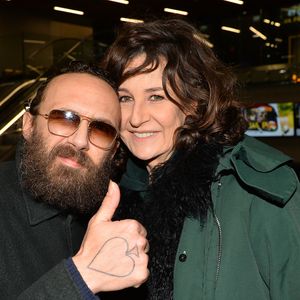 Valérie Lemercier et Mathias Kiss - Célébrités pendant les concert du groupe Suprême NTM à l'AccorHotels Arena à Paris, France, les 8, 9 et 10 mars 2018. © Veeren/Bestimage