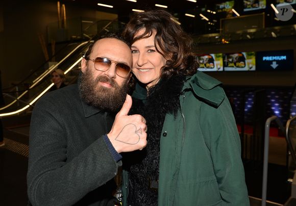 Valérie Lemercier et Mathias Kiss - Célébrités pendant les concert du groupe Suprême NTM à l'AccorHotels Arena à Paris, France, les 8, 9 et 10 mars 2018. © Veeren/Bestimage