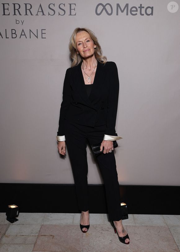 Exclusif - Estelle Lefebure lors de la soirée anniversaire des 25 ans de la Terrasse de Albane pendant le 79ème Festival International du Film de Cannes, France, le 15 mai 2026. © Denis Guignebourg/Bestimage