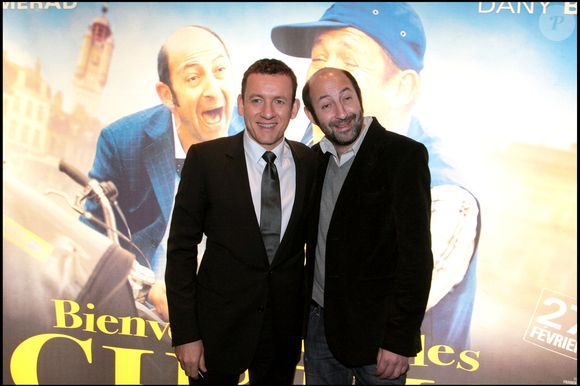 Dany Boon et Kad Merad à l'avant-première de " Bienvenue chez les Ch’tis" à Lille le 18 février 2008. © RINDOFF-GUIREC / BESTIMAGE