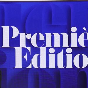 Apolline de Malherbe lors de la conférence de presse de rentrée BFM TV. - RMC du groupe Altice France à Paris, France, le 31 août 2023. © Coadic Guirec/Bestimage