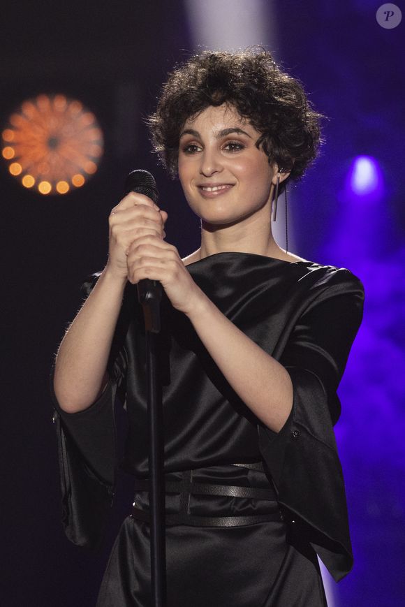 Barbara Pravi - Enregistrement de l'émission "Eurovision, c'est vous qui décidez", diffusée le 5 mars sur France 2
© Cyril Moreau / Bestimage