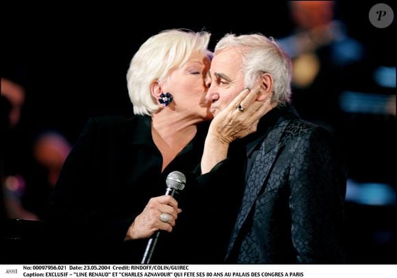 "Et là, il a pris un Cheval Blanc. La bouteille était, de mémoire, autour de 15 000 dollars."

Exclusif- Line Renaud et Charles Aznavour au Palais des Congrès à Paris.
RINDOFF-COLIN-GUIREC / BESTIMAGE