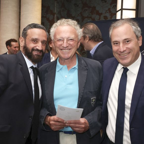 Exclusif - Cyril Hanouna, Nelson Monfort, Benjamin Patou au déjeuner du Chinese Business Club, avec C.Hanouna comme invité d’honneur, à Paris, France, le 19 juin 2025. © Jack Tribeca/Bestimage