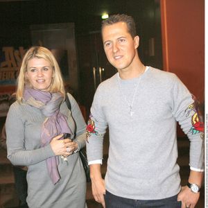 Michael Schumacher et sa femme Corinna - Premiere du film Asterix a Paris. API / BESTIMAGE