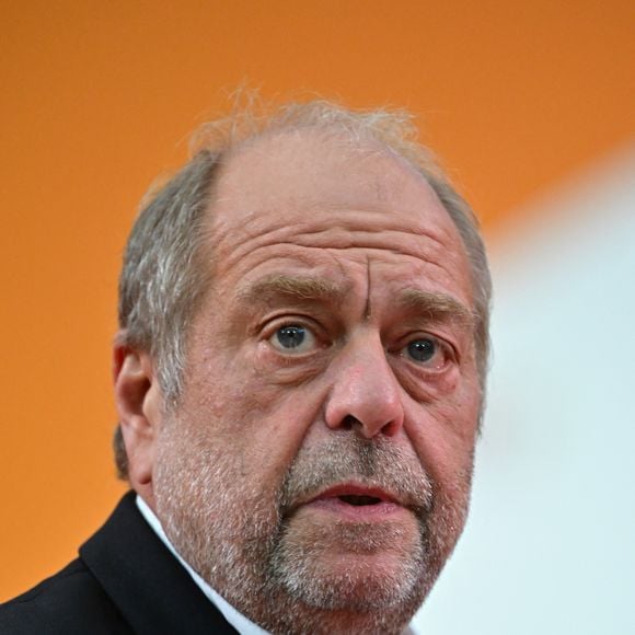 Eric Dupond Moretti, ancien ministre de la Justice, lors de la "Rencontre des entrepreneurs (LAREF25)" (Jour 2) au stade Roland Garros à Paris, France, le 28 août 2025. © Christian Liewig/Bestimage