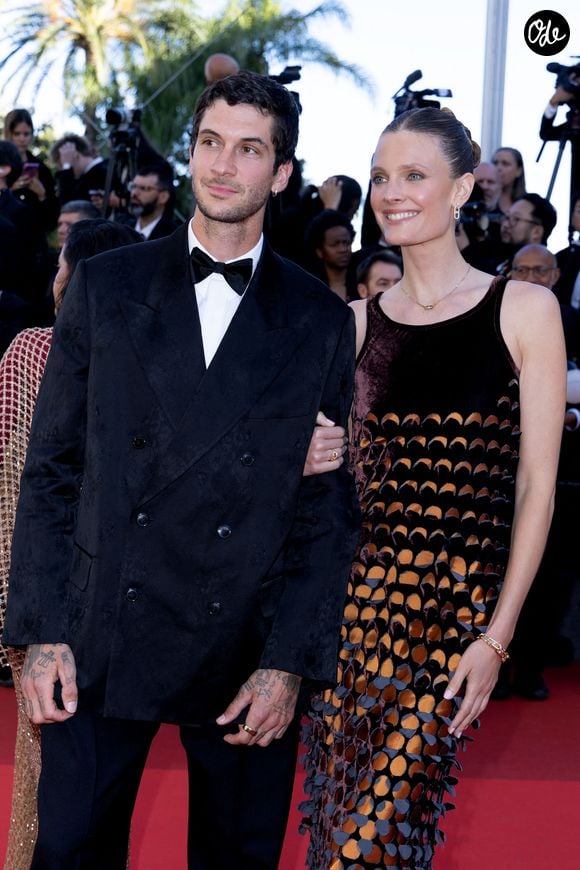 Mattias Dandois, Constance Jablonski - Montée des marches du film "El Ser Querido" lors du 79ème Festival International du Film de Cannes, le 16 mai 2026. © Olivier Borde / Bestimage