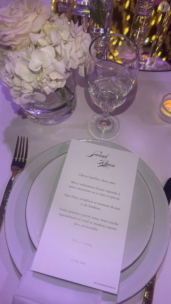 Vitaa au mariage de Sarah, la fille de l'époux de la chanteuse, Hicham. Instagram.  mai 2025