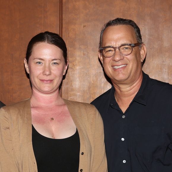 Elizabeth Hanks et Tom Hanks assistent au concert « In & Of Itself » de Derek DelGaudio au Daryl Roth Theatre de New York, le 7 juillet 2017. Photo : Adam Nemser/startraksphoto.com/ABACAPRESS.COM