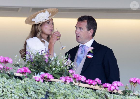 Harriet Sperling, Peter Phillips, Courses hippiques royales "Royal Ascot 2025", 1er jour à Ascot, Royaume-Uni, 17 juin 2025. Dana Press / Bestimage