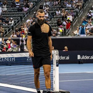Benoit Paire - Tournoi UTS de Tennis - Los Angeles le 22 juillet 2023. Thierry Breton / Panoramic / Bestimage