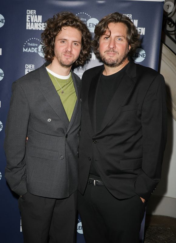Thomas Solivérès, Olivier Solivérès - Générale de la pièce "Cher Evan Hansen" au théâtre de la Madeleine à Paris le 8 octobre 2025. © Coadic Guirec/Bestimage