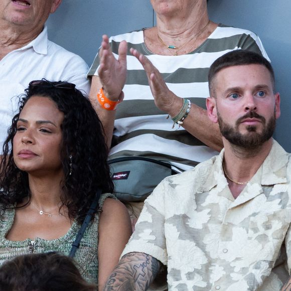 qu'il a eus avec la chanteuse américaine Christina Millian

Christina Milian et Matt Pokora dans les tribunes lors de la « Night Session » du deuxième jour du tournoi de Roland-Garros 2026, le 25 mai 2026 à Paris, en France. Photo de Nasser Berzane/ABACAPRESS.COM