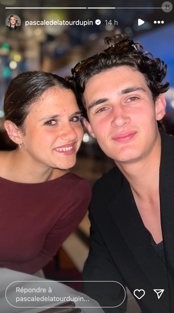 Pascale de la Tour du Pin a publié une photo de ses deux enfants, Pierre et Flore, le jeudi 31 juillet 2025 dans la story de son compte Instagram.
Crédit : Instagram/pascaledelatourdupin