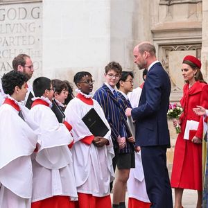 Le prince William, prince de Galles, et Catherine (Kate) Middleton, princesse de Galles - La famille royale britannique célèbre le 76ème Commonwealth Day à l'abbaye de Westminster à Londres, le 10 mars 2025.