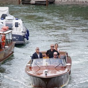 George Clooney durant la 82e édition du Festival international du film de Venise (La Mostra, ndlr) le mercredi 27 août 2025 en Italie. 
Crédit : Backgrid UK/ Bestimage