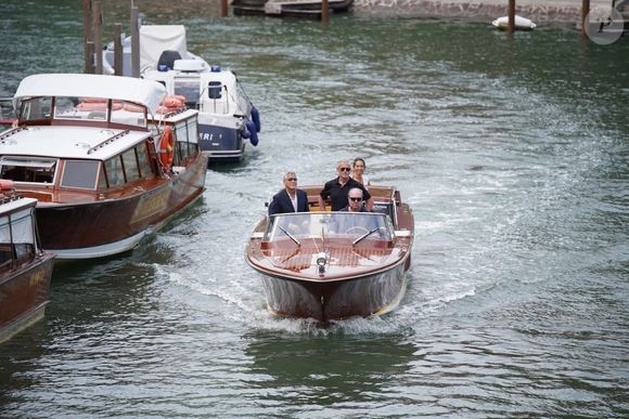 George Clooney durant la 82e édition du Festival international du film de Venise (La Mostra, ndlr) le mercredi 27 août 2025 en Italie. 
Crédit : Backgrid UK/ Bestimage