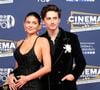 Kylie Jenner et Timothée Chalamet portaient tous les deux des habits de couleur noir
Timothée Chalamet et sa compagne Kylie Jenner à la cérémonie David di Donatello Awards à Rome, le 7 mai 2025. Zuma Press / Bestimage