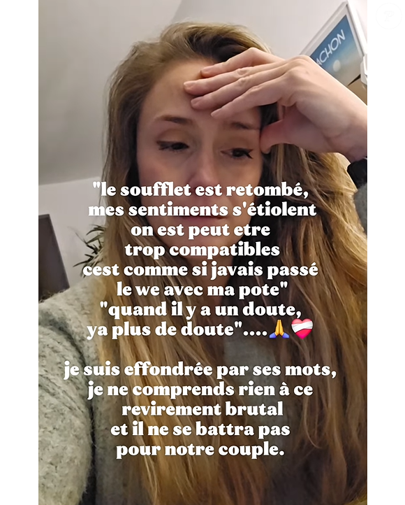 Dans l'incompréhension, Clémence tente d'avancer et ne semble pas rancunière : "Même si nos chemins se séparent, je souhaite à Malik une belle route et de trouver ce qu’il recherche. De mon côté, je vais prendre le temps de digérer tout ça"
Entre Malik et Clémence de "Mariés au premier regard", c'est terminé