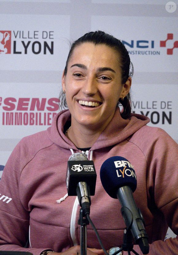 La joueuse de tennis française Caroline Garcia ravie d'être en finale - Open 6eme sens Immobilier Métropole de Lyon, tournoi de tennis féminin WTA 250 de Caroline Garcia, Lyon - © Sandrine Thesillat / Panoramic / Bestimage