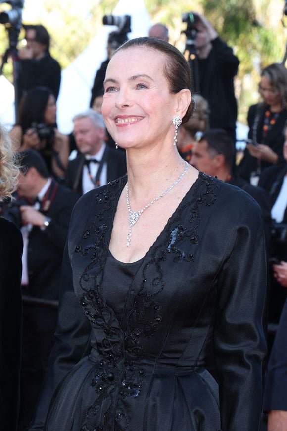 Carole Bouquet - Montée des marches du film « The Mastermind » lors du 78ème Festival International du Film de Cannes, au Palais des Festivals à Cannes. Le 23 mai 2025
© Jacovides-Moreau / Bestimage