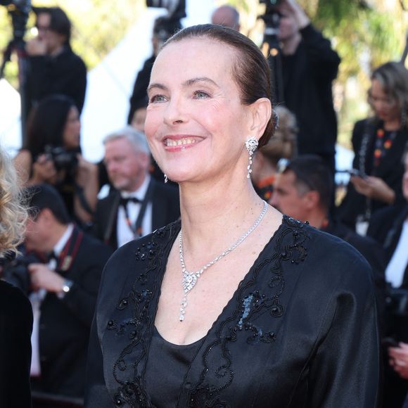 Carole Bouquet - Montée des marches du film « The Mastermind » lors du 78ème Festival International du Film de Cannes, au Palais des Festivals à Cannes. Le 23 mai 2025
© Jacovides-Moreau / Bestimage
