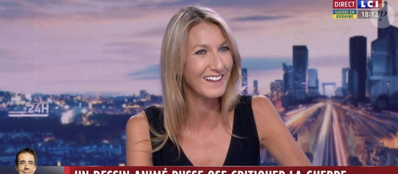 Amélie Carrouër, présentatrice sur LCI.