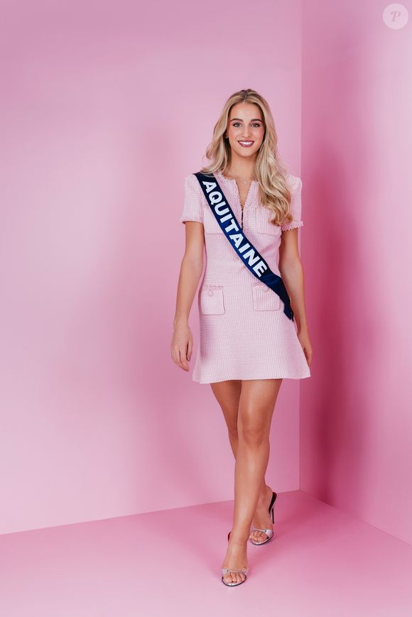 Miss Aquitaine, Ainhoa Lahitete - Portrait officiel des 30 candidates au concours Miss France 2026. SIPA / Benjamin Decoin via Bestimage