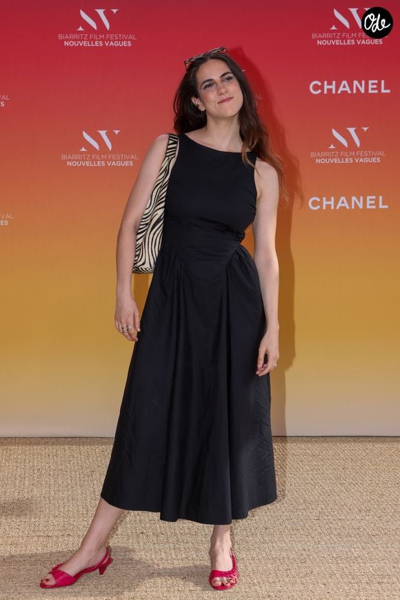 Lena Garrel au Théâtre de la Gare du Midi lors de la Cérémonie d'ouverture du Festival international du film de Biarritz - Nouvelles Vagues 2026, le 23 juin 2026.  © Jean-Marc Lhomer / Bestimage