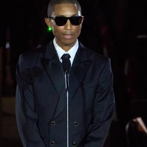 Pharrell Williams à la soirée concert "Grace for the World" au Vatican le 13 septembre 2025 ; un concert unique sur la place Saint-Pierre.