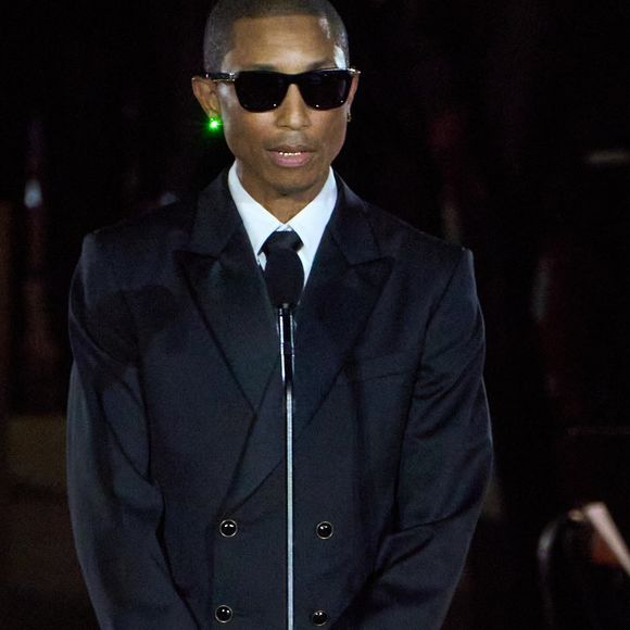 Pharrell Williams à la soirée concert "Grace for the World" au Vatican le 13 septembre 2025 ; un concert unique sur la place Saint-Pierre.