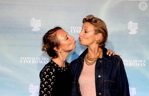 Audrey Lamy et sa soeur Alexandra Lamy - 6ème édition du festival Cinéroman à Nice le 1er octobre 2024. 

© Dominique Jacovides - Bruno Bebert / Bestimage