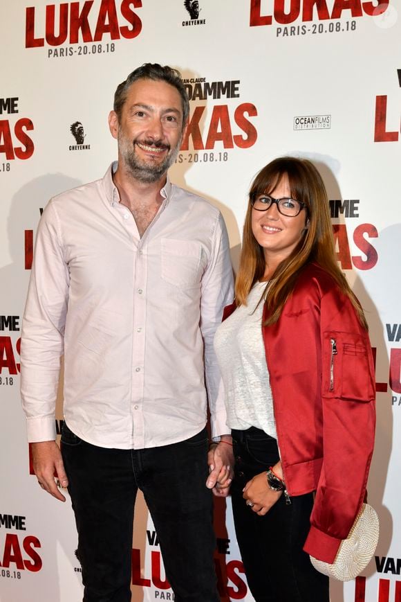 Vincent Desagnat et sa compagne Mathilde lors de l'avant-première du film "Lukas" à Paris le 20 août 2018.
© Agence / Bestimage