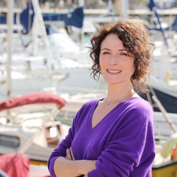 Elsa Lunghini - Photocall de la série "Ici tout commence" lors de la 26ème Edition du Festival de la Fiction de La Rochelle. Le 14 septembre 2024 © Patrick Bernard / Bestimage