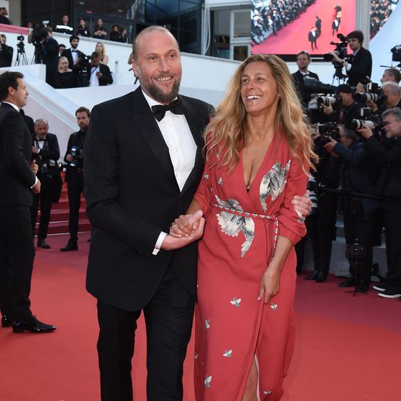 François Damiens et sa compagne - Montée des marches du film « Le Grand Bain » lors du 71ème Festival International du Film de Cannes. Le 13 mai 2018 
© Giancarlo Gorassini / Bestimage
