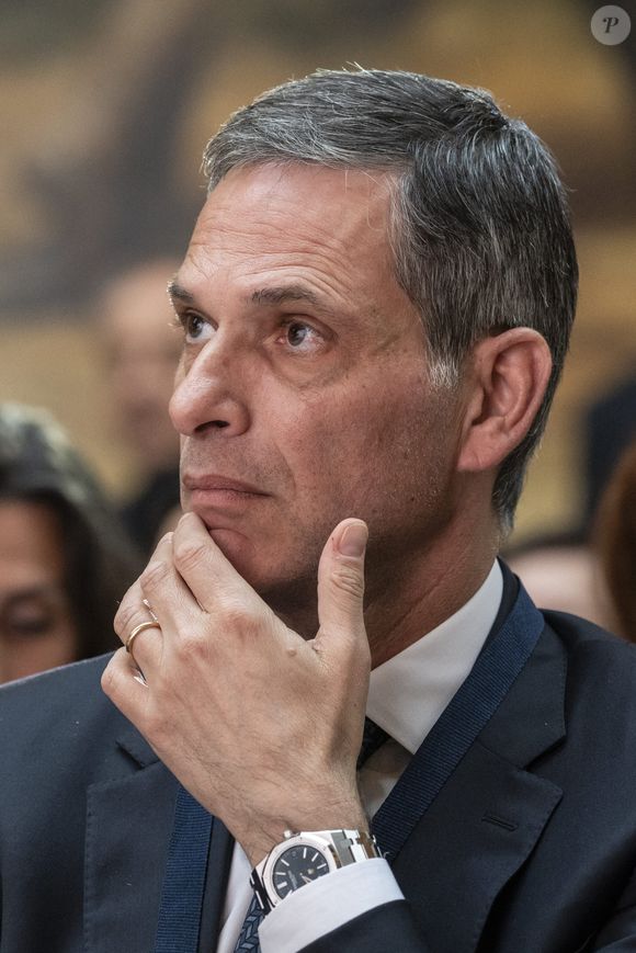 CEO of CMA-CGM group French Lebanese Rodolphe Saade attends the seventh "Choose France Summit", aiming to attract foreign investors to the country, at the Chateau de Versailles, outside Paris, on May 13, 2024. © Eliot Blondet/ Pool / Bestimage