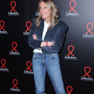 Agathe Lecaron participe à la soirée de lancement de Sidaction dans le cadre de la semaine de la mode à Paris au Lido à Paris, France le 03 mars 2025. Photo par Jerome Dominé/ABACAPRESS.COM