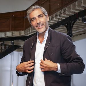 Exclusif - Ary Abittan pendant l’enregistrement d’Animaux Stars, présenté par B.Montiel et diffusé le 4 octobre 2025 sur Animaux TV, à Paris, France le 3 juillet 2025. © Jack Tribeca/Bestimage