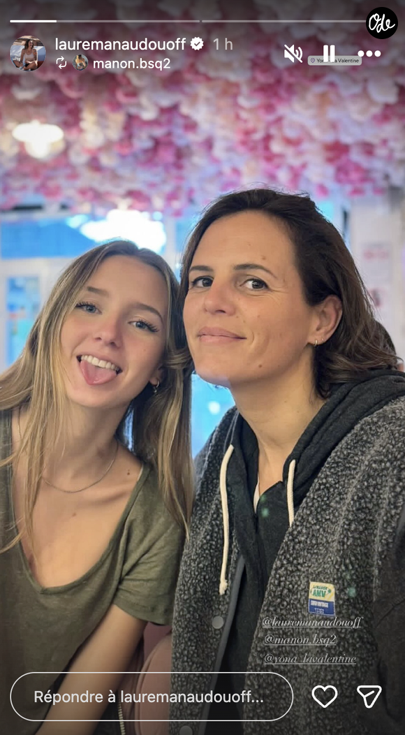 Laure Manaudou avec sa fille Manon sur Instagram. Instagram/LaureManaudou