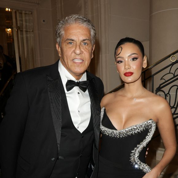 Samy Naceri et sa compagne Sofia Athéna - 47ème édition du Gala "Best Awards" à l'hôtel Four Seasons Hôtel George V à Paris le 28 janvier 2025. © Coadic Guirec/Bestimage