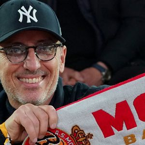 Gad Elmaleh lors du match de basketball d'Euroleague opposant l'AS Monaco au Real Madrid (98-74) à Monaco, le 19 janvier 2024. © Norbert Scanella/Panoramic/Bestimage
