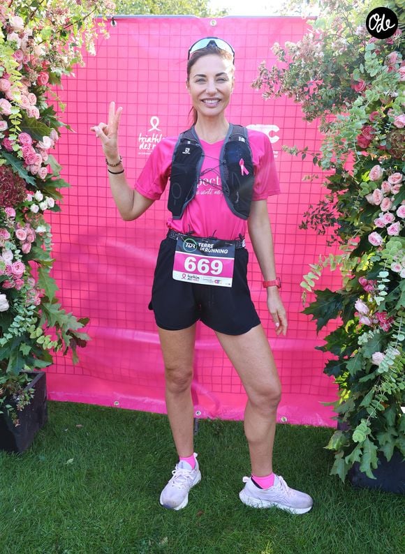 Ariane Brodier lors du Triathlon des Roses au parc de Saint-Cloud, France, le 21 septembre 2024. © Denis Guignebourg/BestImage
