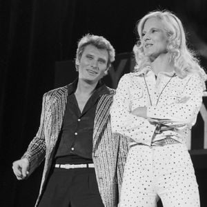 Archives - En France, à Paris, sur le plateau de l'émission "Show Sylvie Vartan", Johnny HALLYDAY. Le 15 janvier 1975 © Bernard Leguay via Bestimage