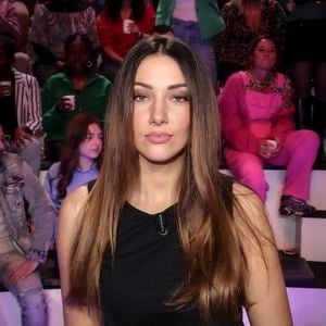 Exclusif - Delphine Wespiser, sur le plateau de TBT9 présenté par C.Hanouna, et diffusé en direct sur W9, Paris, France, le 12 février 2026. © Jack Tribeca / Bestimage