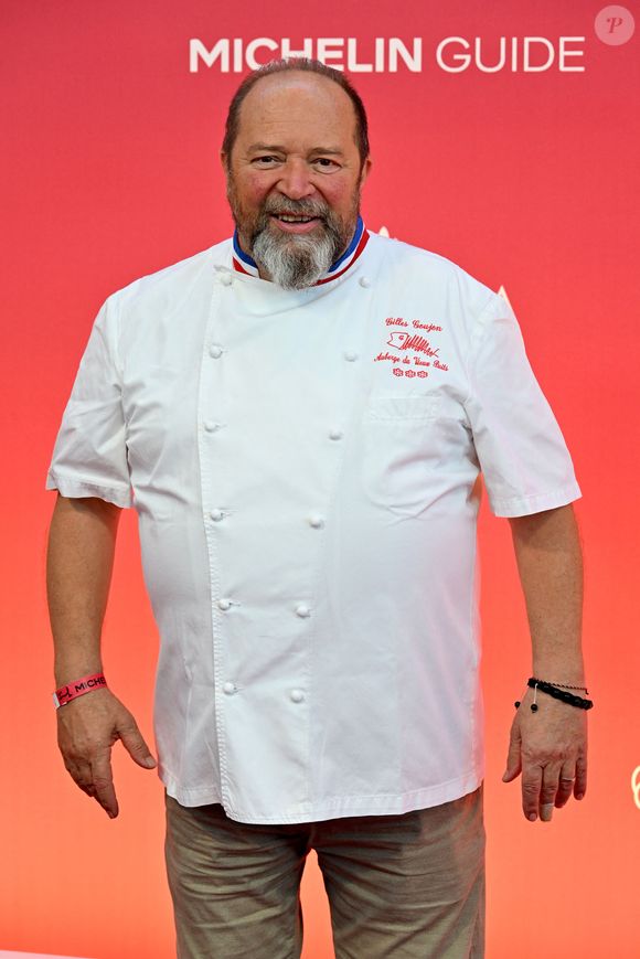 Le chef Gilles Goujon - Cérémonie des remises des Etoiles Michelin 2026 au Grimaldi Forum à Monaco le 16 mars 2026. 1 étoile, 7 nouveaux 2 étoiles et 1 nouveau 3 étoiles pour l'édition 2026 © Bruno Bebert/Bestimage
