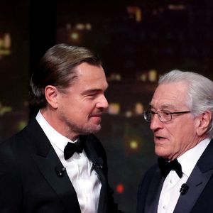 Leonardo DiCaprio, Robert De Niro (Palme d'Or d'honneur) - Cérémonie d'ouverture du 78ème Festival International du Film de Cannes, au Palais des Festivals à Cannes. Le 13 mai 2025.
© Borde-Jacovides-Moreau / Bestimage