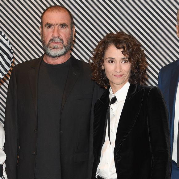 Eric Cantona et Rachida Brakni au dîner de gala annuel de la société des amis du Centre Pompidou, le 10 avril 2018. 

Photo : Coadic Guirec / Bestimage